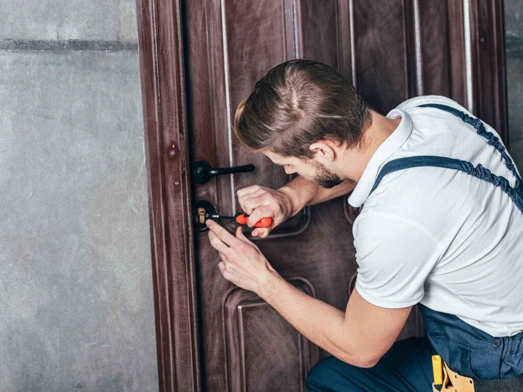Wooden Door Lock Repair